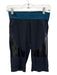 Stella McCartney Size XS Blue & Black Polymide Blend Logo Band Shorts Blue & Black / XS