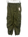 TNA Size XS Olive Green Cotton & Nylon Elastic Drawstring Waist High Rise Pants Olive Green / XS
