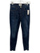 Frame Size 26 Dark Wash Seam Detail High Rise Skinny Jeans Dark Wash / 26