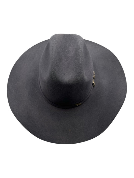 Bull Ranch Gray Wool Felted Buckle Cowboy Hat Gray / 58