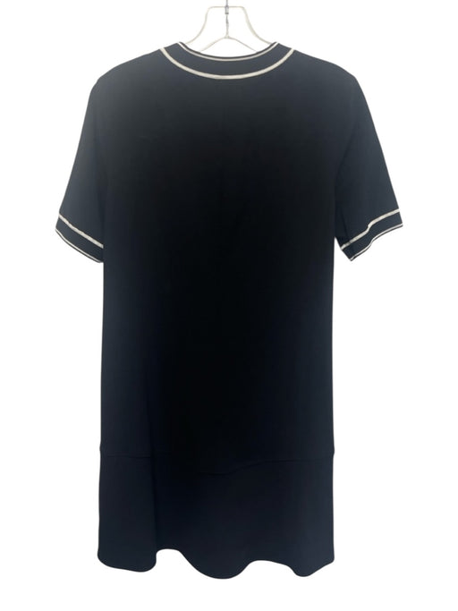 Rag & Bone Size S Black & White Triacetate Blend Short Sleeve T Shirt Dress Black & White / S