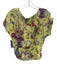 Maeve by ANTHROPOLGIE Size 4 Yellow & Multi Silk Flora & Fauna Boat Neck Top Yellow & Multi / 4