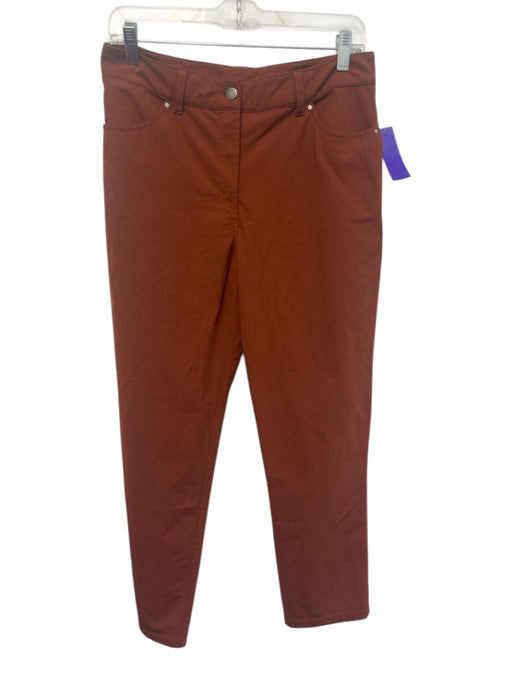 Lululemon Size 10 Rust Orange Missing Fabric Tag Pocketed Athleisure Pants Rust Orange / 10