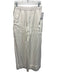 Club Monaco Size S Cream White Viscose Elastic & Drawstring Waist Satin Pants Cream White / S