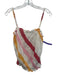 Ramy Brook Size XS White, red & orange Rayon Blend Metallic Thread Stripe Top White, red & orange / XS