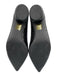 Jeffrey Campbell Shoe Size 6 Black Leather Upper Patent Croc Embossed Loafers Black / 6