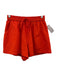 CROSBY by Mollie Burch Size S Hot Orange Polyester Pocketed A Line Shorts Hot Orange / S