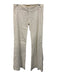 Ya-Ya Size 2 Cream White Linen Stud Detail Hook & Zip Fly Wide Leg Palazzo Pants Cream White / 2