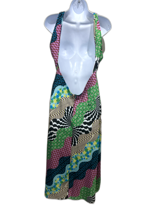 Another Girl Size S / 6 Multi Color Polyester Abstract Geometric Swirl Dress Multi Color / S / 6