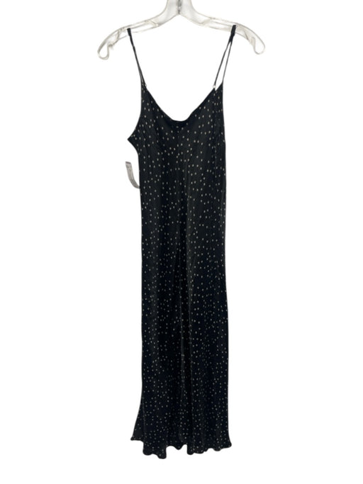 Papinelle Australia Size L Black & Cream White Missing Fabric Tag Slip Dress Black & Cream White / L