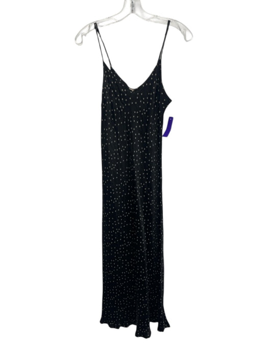 Papinelle Australia Size L Black & Cream White Missing Fabric Tag Slip Dress Black & Cream White / L
