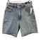 Abercrombie & Fitch Size 26 Light Wash Cotton Blend Denim High Rise Shorts Light Wash / 26