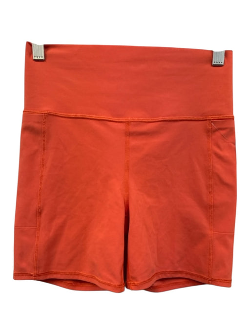 Vuori Size S Orange Missing Fabric Tag Elastic Waistband Side Pockets Shorts Orange / S