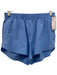 Alo Size S Blue Polyester Elastic Waistband Pocketed Athletic Running Shorts Blue / S