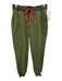 Figs Size xs/xxs Olive Green Polyester Blend Short Sleeve Jogger Ankle Pant Set Olive Green / xs/xxs