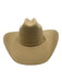 No Brand Beige Wool Wide Brim Gold Buckle Cowboy Hat Beige / M