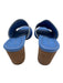 Vionic Shoe Size 8 Baby Blue & Gray Synthetic Knit Round Toe Color Block Sandals Baby Blue & Gray / 8