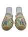 Saludos Shoe Size 7.5 Beige, Green & Multi Canvas Whip Stitch Espadrille Sandals Beige, Green & Multi / 7.5