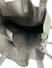 Gigi Pewter Silver Leather Cracked / Distressed Detachable Strap Top Buckle Bag Pewter Silver / Small