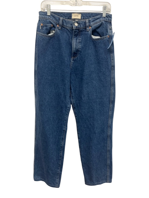 DL 1961 Size 27 Med Wash Cotton Denim Zip & Button High Rise Wide Leg Jeans Med Wash / 27