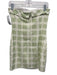 Peppermayo Size 4 Mint Green & White Cotton Strapless Checked Back Zip Dress Mint Green & White / 4