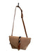 Glad & Young Brown Leather Gold hardware Lobster Clasp Cross Body Strap Bag Brown / S