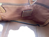 Coach Caramel Leather Gold hardware Double Top Handle Lock Clasp Tote Bag Caramel