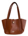 Coach Caramel Leather Gold hardware Double Top Handle Lock Clasp Tote Bag Caramel