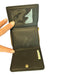 Coach Caramel & Brown Print Leather Gold hardware Snap Closure Wallets Caramel & Brown Print