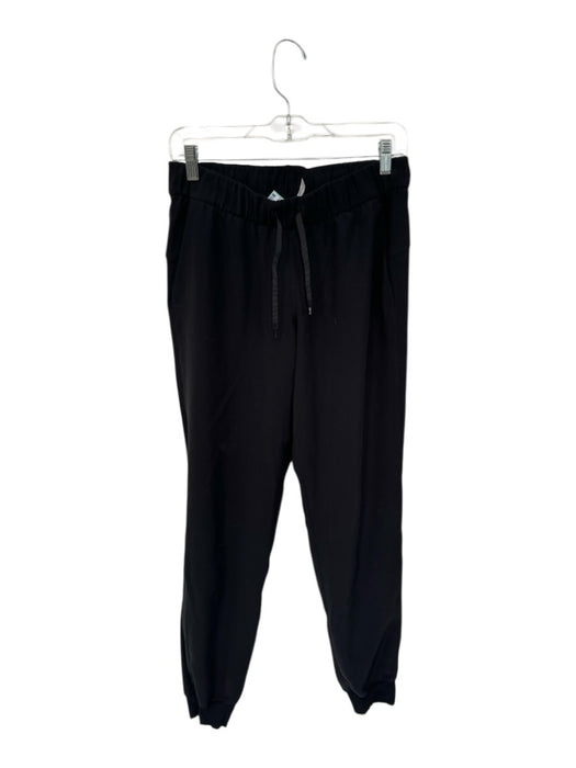 Lululemon Size 6 Black Polyester Drawstring Jogger Athletic Pants Black / 6