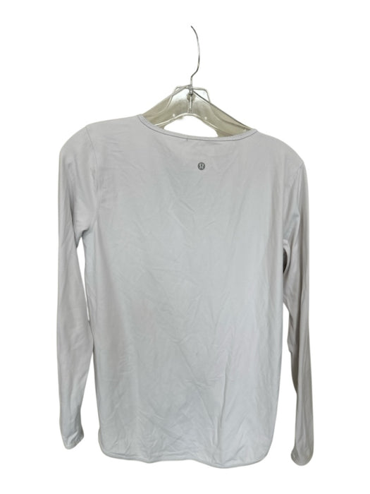 Lululemon Size Est M White Long Sleeve Open Front Athletic Top White / Est M