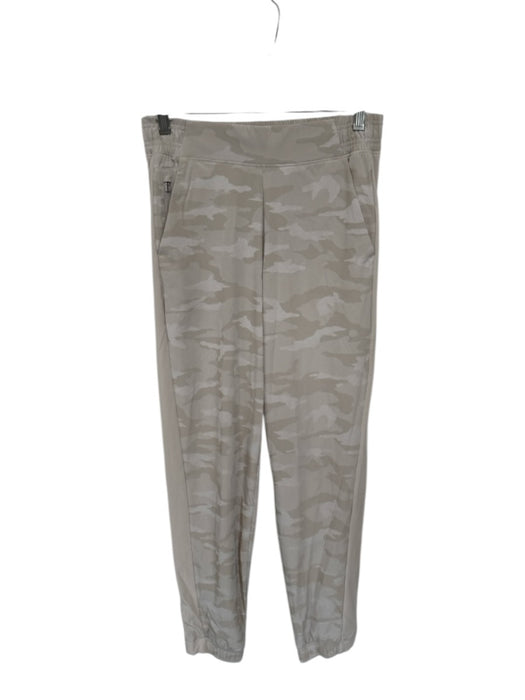 Athleta Size 4 Sand Polyester Camo Jogger Waistband Athletic Pants Sand / 4