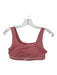 Set Active Size M Mauve Polyester Blend Piping Sports Bra Athletic Top Mauve / M