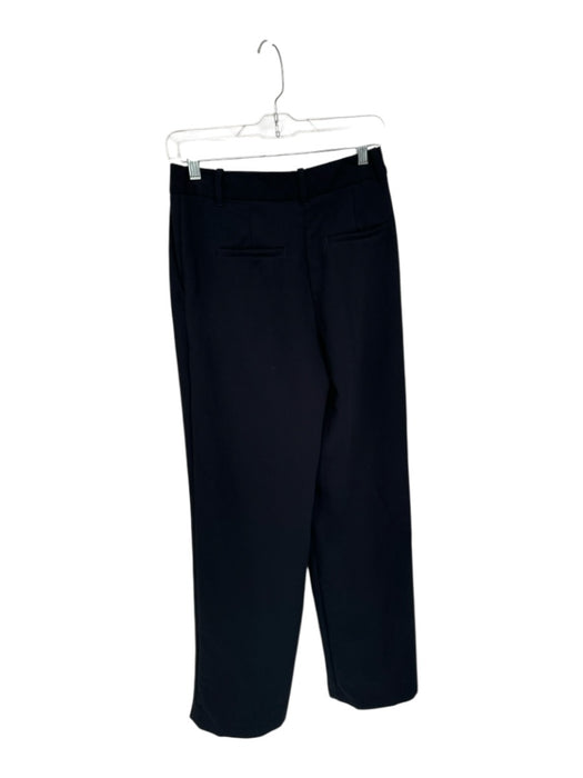 Aritzia Size 6T Black Polyester Wide Leg Trouser Pants Black / 6T