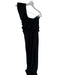 Lulus Size M Black Polyester One Shoulder Side Zip Gown Black / M