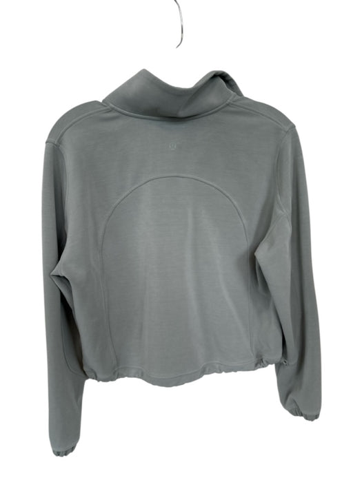 Lululemon Sage green Long Sleeve Elastic Waist Half Zip Athletic Pullover Sage green / 6