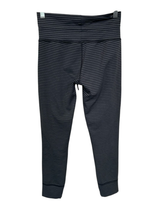 Vuori Size Est M Gray Drawstring Striped Athletic Leggings Gray / Est M