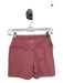 Set Active Size M Mauve & White Polyester Blend Waist Band Bike Short Shorts Mauve & White / M