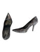 Stuart Weitzman Shoe Size 6.5 Pewter Snake Skin Stiletto Pointed Toe Heels Pewter / 6.5