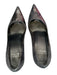 Stuart Weitzman Shoe Size 6.5 Pewter Snake Skin Stiletto Pointed Toe Heels Pewter / 6.5