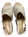 Stuart Weitzman Shoe Size 6.5 Gold Leather open toe Snake Skin Metallic Mules Gold / 6.5