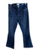 Frame Size 30 Dark Wash Cotton Blend High Waist 5 Pocket Zip Fly Bootcut Jeans Dark Wash / 30
