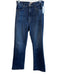 Mother Size 29 Dark Wash Cotton Blend Zip Fly High Waist 4 Pocket Boot Cut Jeans Dark Wash / 29