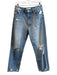 Mother Superior Size 30 Light Wash Cotton Blend 5 Pocket Distressed Jeans Light Wash / 30