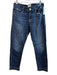 Frame Size 29 Dark Wash Cotton Blend Zip Fly 5 Pocket Mid Rise Distressed Jeans Dark Wash / 29