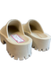 Jeffrey Campbell Shoe Size 8 Off White Rubber Off center V neck Lug sole Shoes Off White / 8