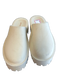 Jeffrey Campbell Shoe Size 8 Off White Rubber Off center V neck Lug sole Shoes Off White / 8