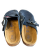 Birkenstock Shoe Size 9 Navy Suede Round Toe Buckle Open Back Shoes Navy / 9