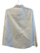 Hinson Wu Size Small White Cotton Blend Front Half Zip Ruffle Accent Top White / Small