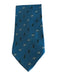 Armani Blue Silk Abstract Men's Ties Blue